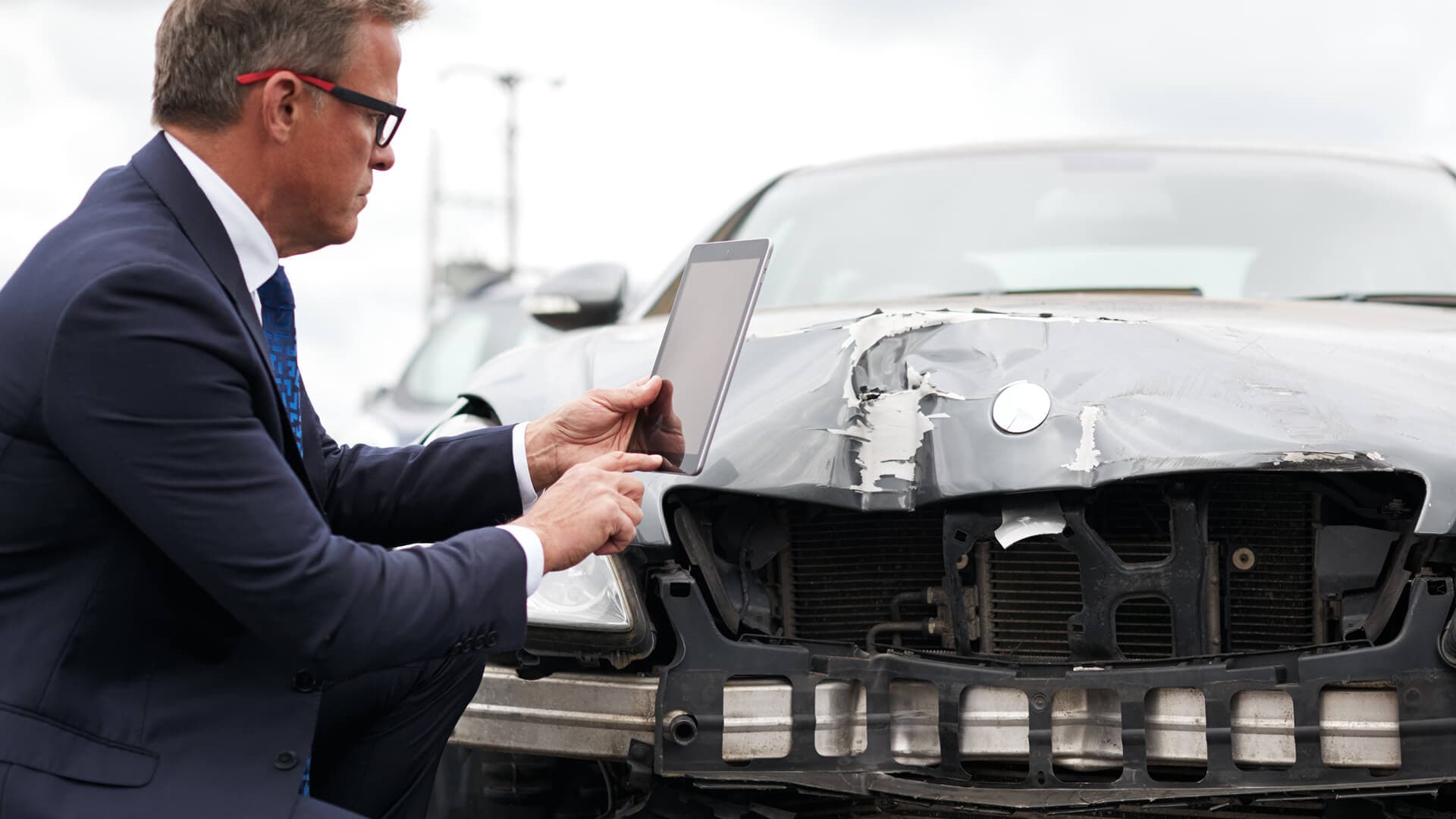 Auto insurance claim paperwork